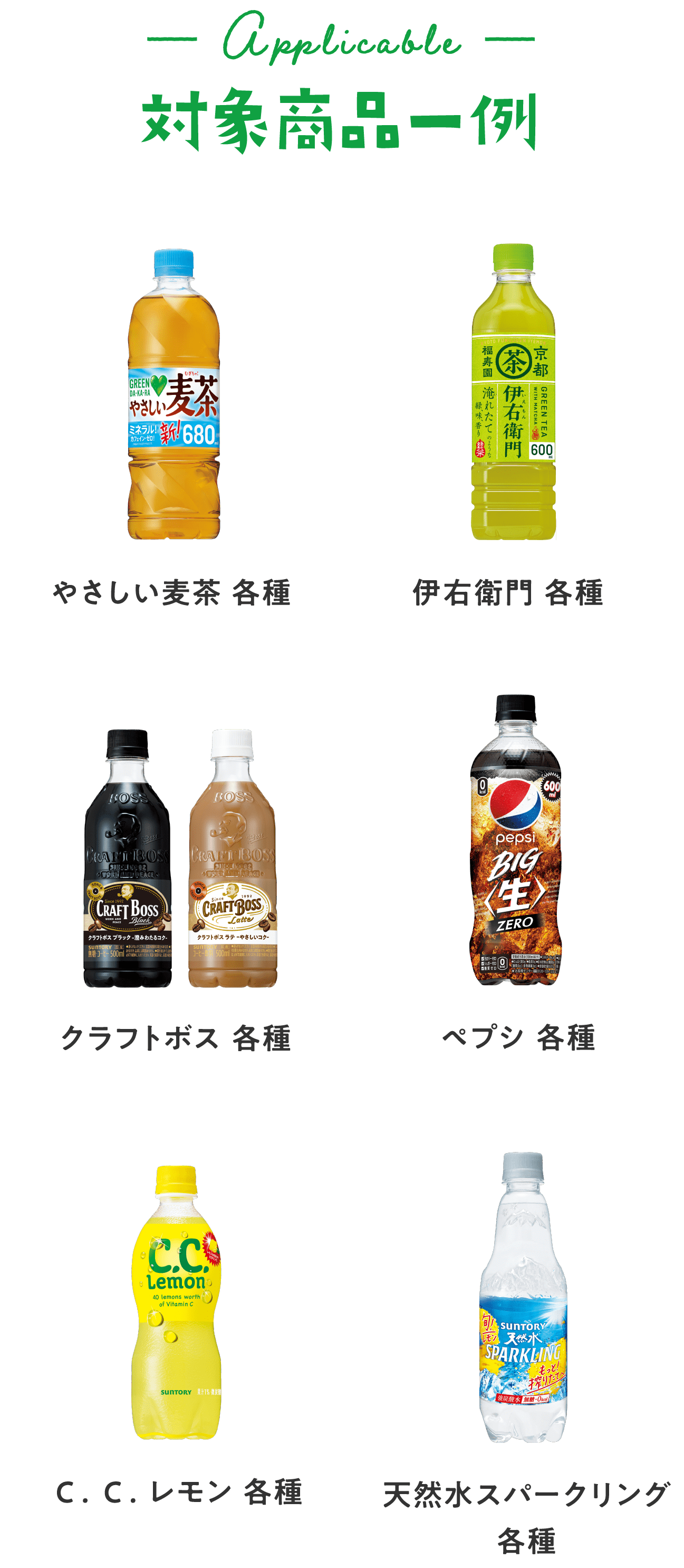 対象商品一覧
