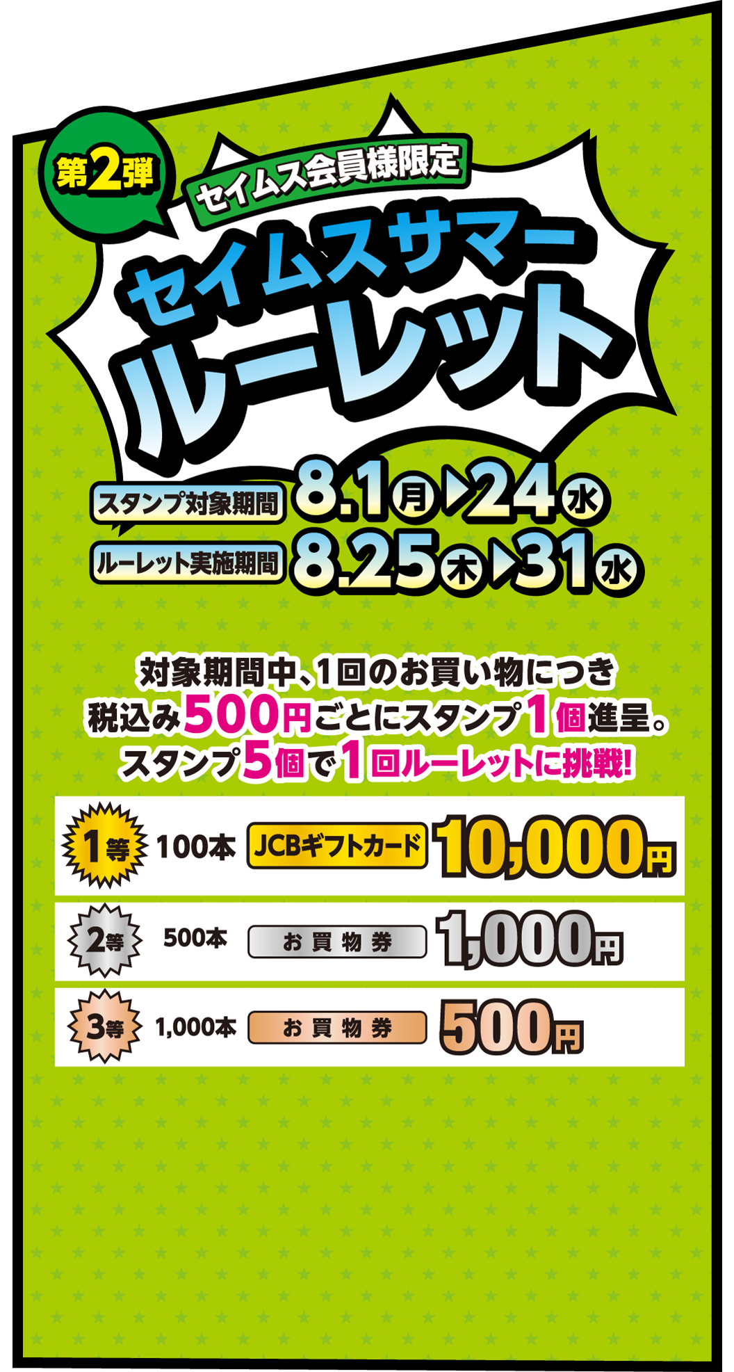 ドラッグセイムスのスーパー熱い夏 SSSS セイムススーパー