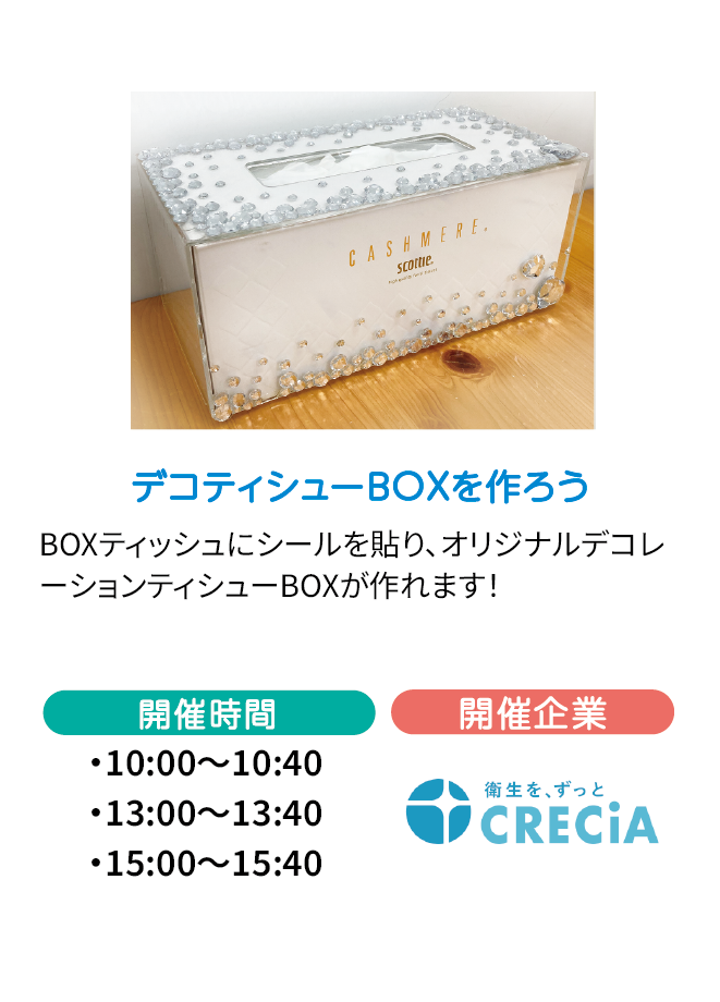 デコティシューBOXを作ろう