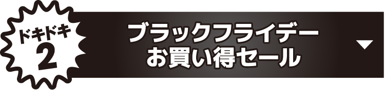 ブラックフライデーお買い得セール