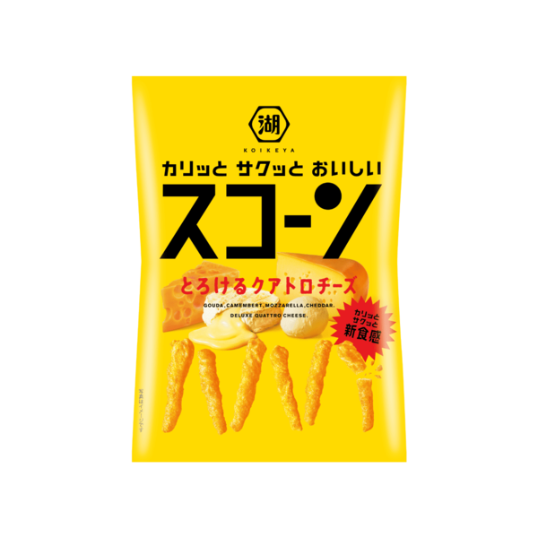 01｜2024年9月｜食品｜湖池屋　スコーン とろけるクアトロチーズ