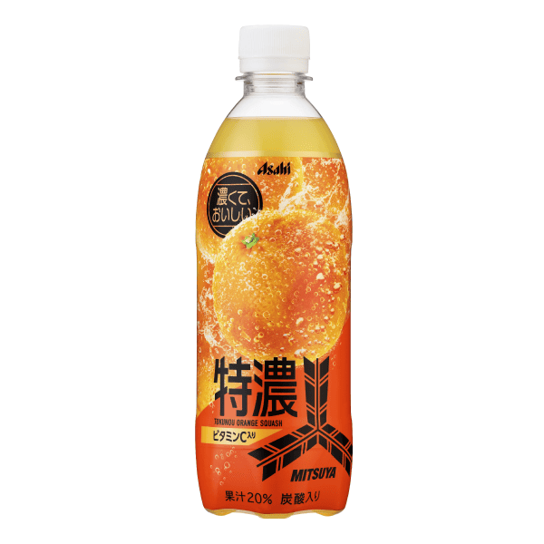 11｜2024年12月｜食品｜アサヒ三ツ矢特濃オレンジスカッシュ  500ml