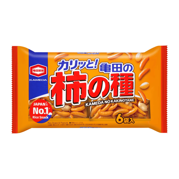 07｜2024年12月｜食品｜亀田 亀田の柿の種6袋詰 180g