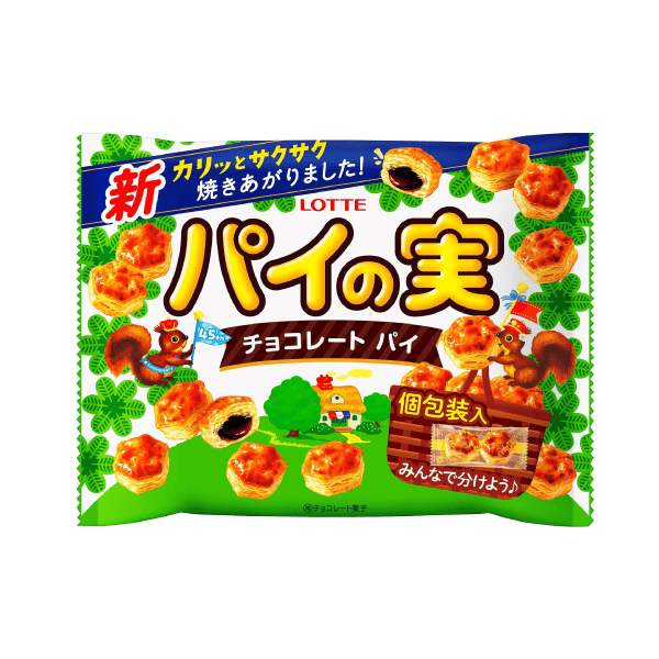 02｜2024年12月｜食品｜ロッテ パイの実シェアパック 124g（個包装込み）