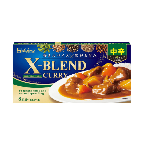 19｜2025年1月｜食品｜ハウス  クロスブレンドカレー中辛  140g